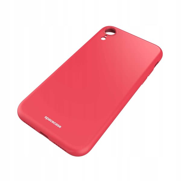 Spacecase Silikonfodral För Iphone Xr Rött Skydd