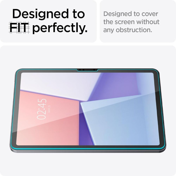 HERDET GLASS SPIGEN GLAS.TR "EZ FIT" IPAD AIR 11 6 / 2024 CLEAR