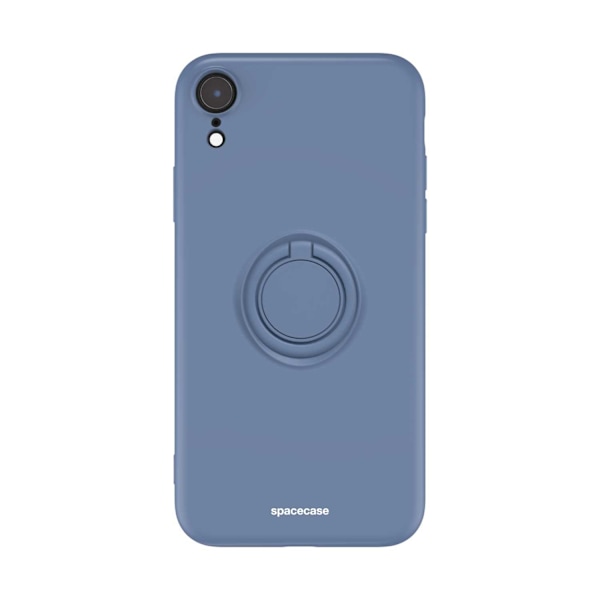 Spacecase Silikonfodral För Iphone Xr Blå Ringskydd