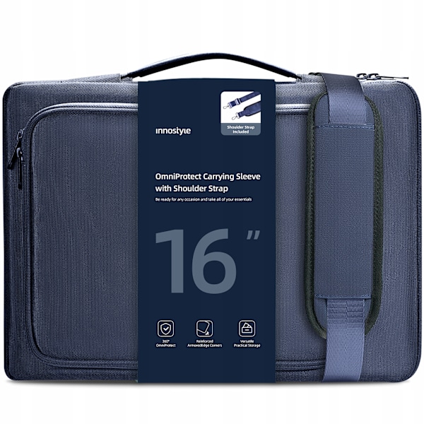 INNOSTYLE LAPTOPVÄSKA 15 6 16 VATTENTÄTT FODRAL OMNIPROTECT REM