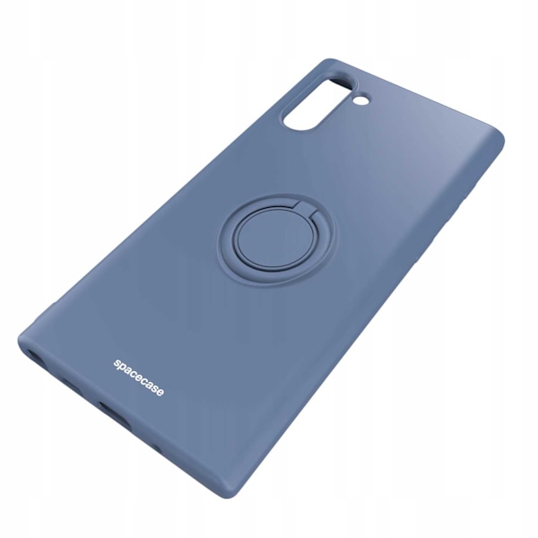 Spacecase Silikonecase Ring För Galaxy Note 10 Blue Case Cover