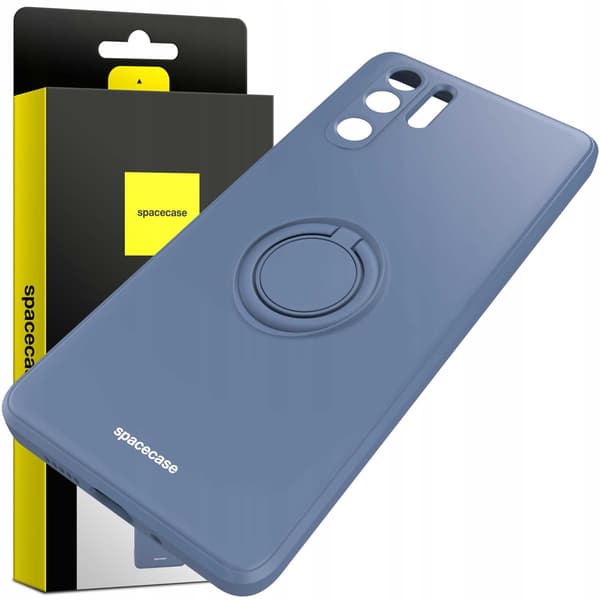 Spacecase Silikonfodral För Huawei P30 Pro Blå Ring