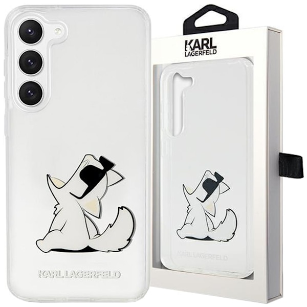 Karl Lagerfeld KLHCS23MCFNRC S23+ S916 veske - gjennomsiktig hard veske Choupette Fun