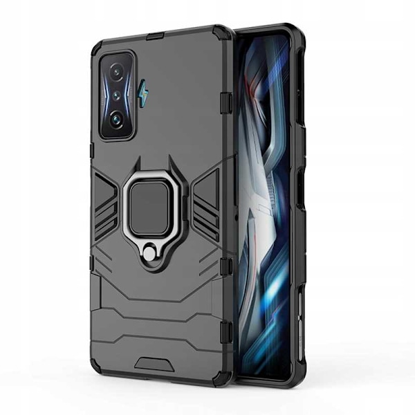 Spacecase Case Cover Till Poco F4 Gt X-Ring Svart