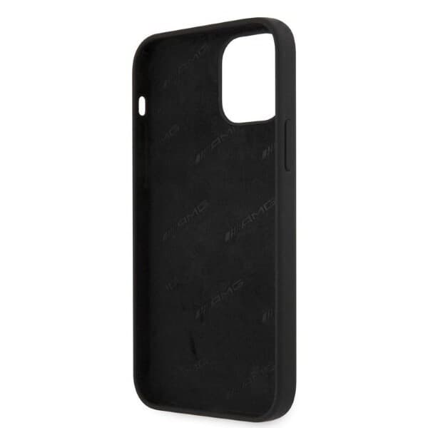 AMG SILICONE BIG LOGO COVER TIL IPHONE 12 PRO MAX - SORT