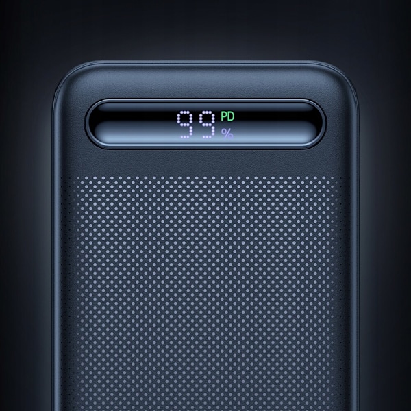 MCDODO POWERBANK 10000MAH MED 3X DISPLAY USB-C 22,5W + USB-C-KABEL