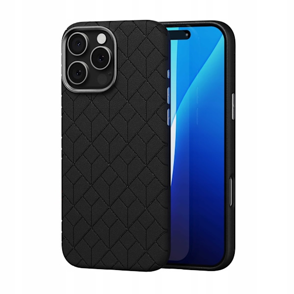 Spacecase Case Cover Till Iphone 16 Pro Max Black För Magsafe