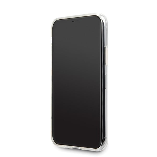 Guess GUHCN58SGTLGO iPhone 11 Pro gull/gull hardt deksel Glitter Triangle
