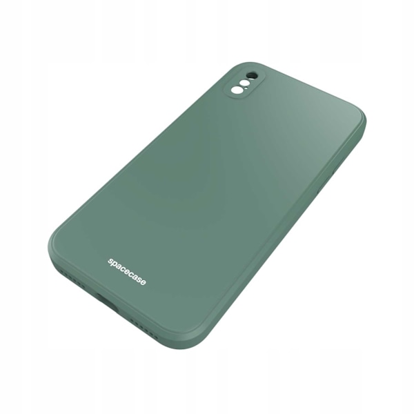 Spacecase Silikonfodral För Iphone Xs Max Mörkgrön