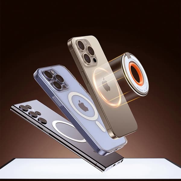 JOYROOM MAGNETISK RINGHOLDER TELEFON/CASE ORANGE