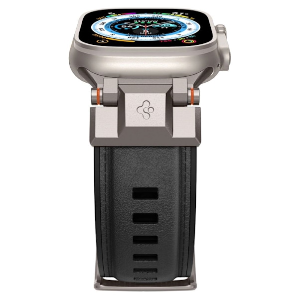 SPIGEN DURAPRO ARMOR PU-REM TIL APPLE WATCH 4/5/6/7/8/9/SE/ULTRA 1/2 (42/44/45/49 MM) - SORT
