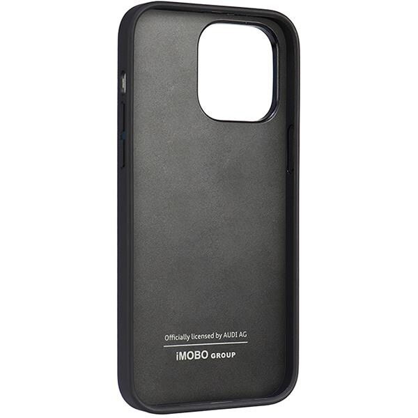 Audi syntetisk skinndeksel til iPhone 14 Pro Max 6.7 - svart AU-TPUPCIP14PM-TT/D1-BK
