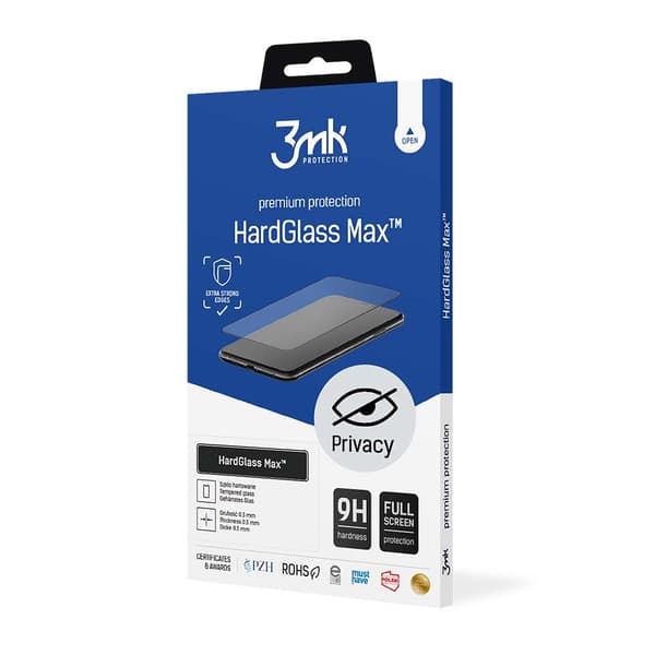 APPLE IPHONE 11 SORT - 3MK HARDGLASS MAX PRIVACY