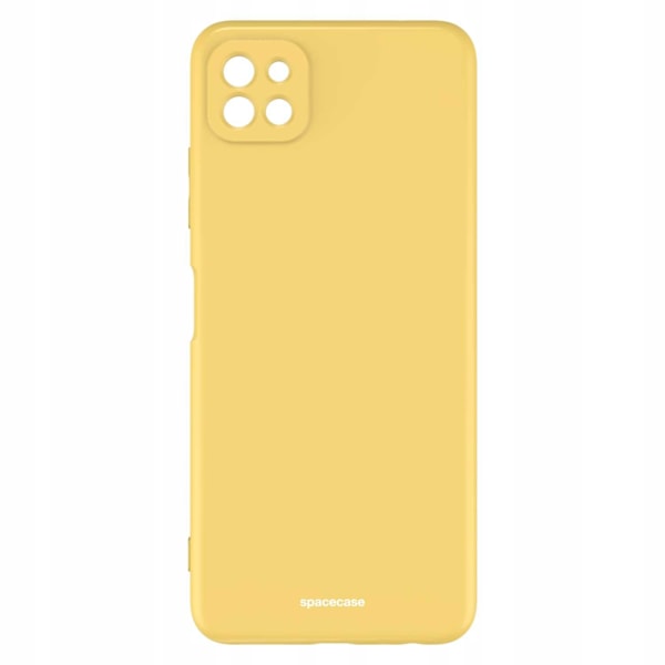 Spacecase Silikonskydd För Samsung Galaxy A22 5G Gul