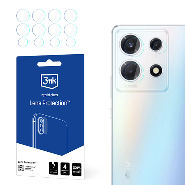 3MK LENS PROTECTION HYBRID KAMERAGLAS TIL INFINIX NOTE 30 VIP