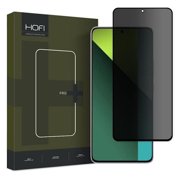 HOFI ANTI SPY GLASS PRO+ PRIVATISERENDE GLAS XIAOMI REDMI NOTE 13 5G / 13 PRO 4G / 5G FORTROLIGHED