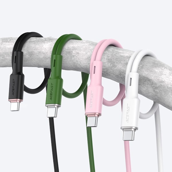 ACEFAST KABEL LANG STÆRK USB C - USB C 1,2M 60W (20V/3A) GRØN
