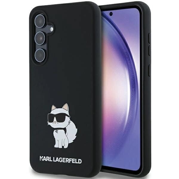 Karl Lagerfeld Silikon Choupette Deksel til Samsung Galaxy A35 - Svart