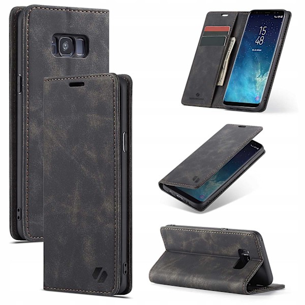 Spacecase Fodral Pålånkskydd För Samsung Galaxy S8 Plus Svart