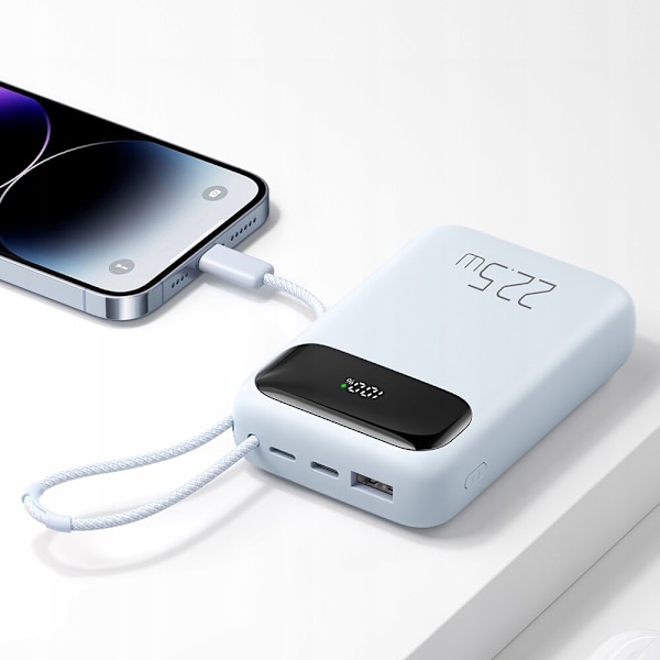 MCDODO POWERBANK 10000MAH MED USB MONITOR USB-C 22,5W + LYNKABEL