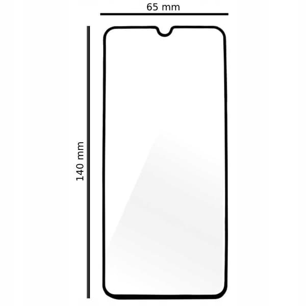 Spacecase 5D Härdat Glas För Samsung Galaxy A40 Skyddssidan
