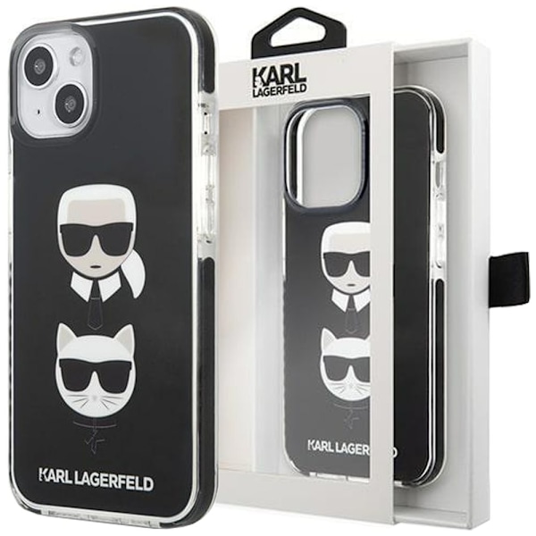 KARL LAGERFELD KARL&CHOUPETTE HEAD COVER TIL IPHONE 13 MINI - SORT