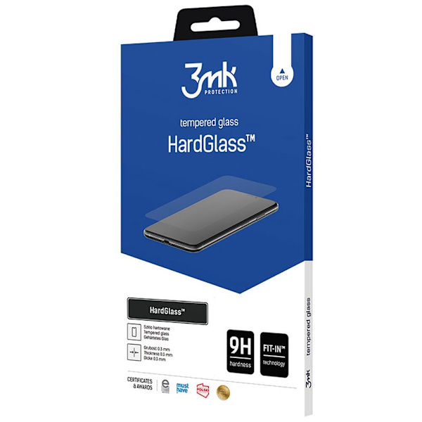Apple iPhone 13 Mini Svart - 3mk HardGlass Max Lite
