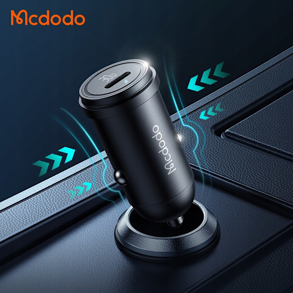 MCDODO SNABB BILLADDARE FOR PHONE USB-C LED + LYNKABEL