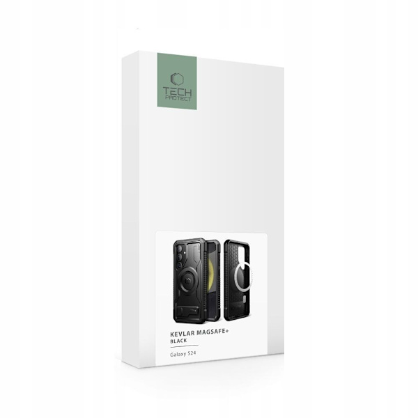 TEKNISK BESKYTTELSE KEVLAR MAGSAFE+ GALAXY S24 SORT