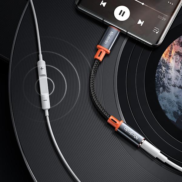 MCDODO ADAPTER USB-C MINIJACK 3,5MM AUX KABELADAPTER FOR SAMSUNG APPLE DAC