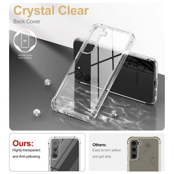 TECH-BESKYTT KEVLAR GALAXY S23+ PLUSS CLEAR