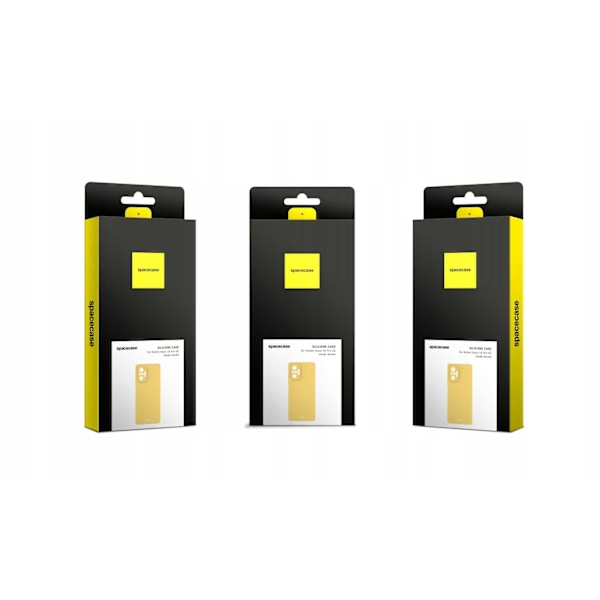 Spacecase Silikonfodral För Xiaomi Redmi Note 10 Pro Yellow
