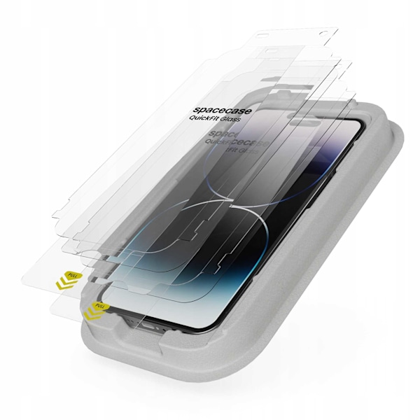 Spacecase Quickfit Härdat Glas För Iphone 14 Pro Max Skärmskydd
