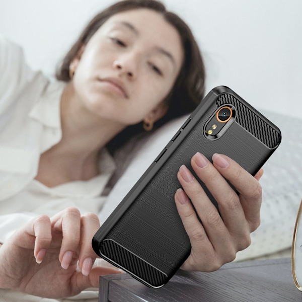 TECH-PROTECT TPUCARBON GALAXY XCOVER 7 SVART