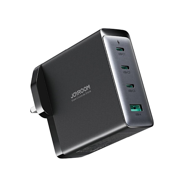 GaN-lader UK Joyroom JR-TCG05UK 140W 3x USB-C USB-A + USB-C / USB-C-kabel 240W 1,2m