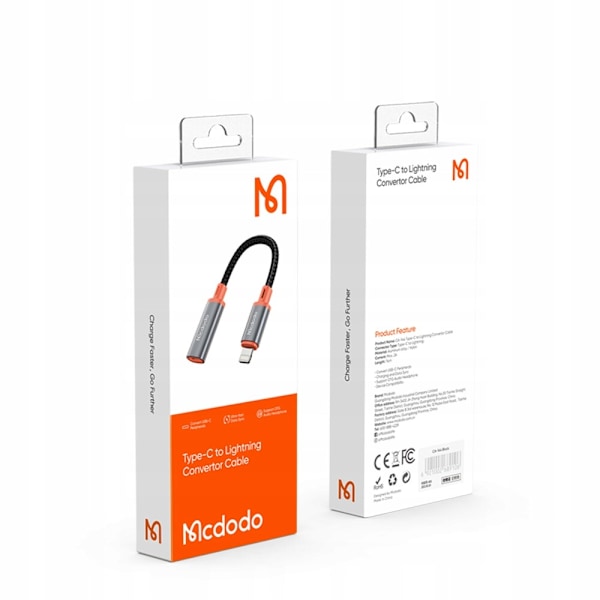MCDODO LIGHTNING ADAPTER USB-C OTG 2A for IPHONE X 11 12 13 14