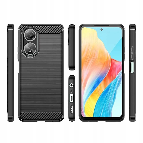 Spacecase Kolskydd För Oppo A58 4G Svart Skydd