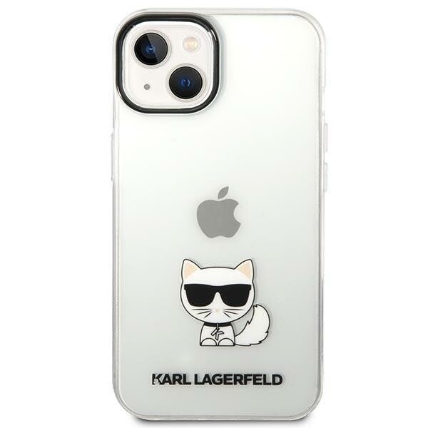 Karl Lagerfeld KLHCP14MCTTR iPhone 14 Plus 6.7 hardt etui gjennomsiktig Choupette Body