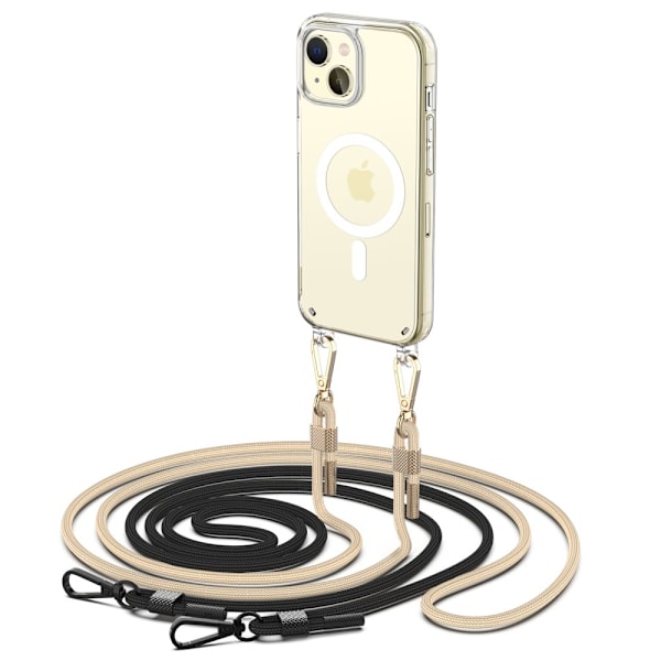 TECH-PROTECT FLEXAIR KÆDE MAGSAFE IPHONE 15 SORT & BEIGE
