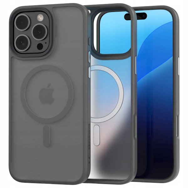 Spacecase Hybrid Case För Iphone 16 Pro Max Grey