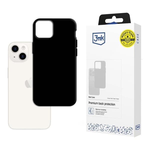 APPLE IPHONE 15 - 3MK MATT CASE BLACK