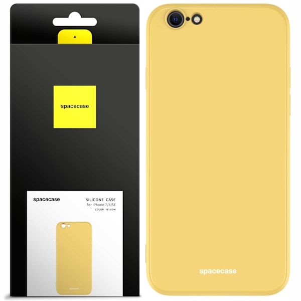 Spacecase Silikonfodral För Iphone 7 8 Se Gul Skydd