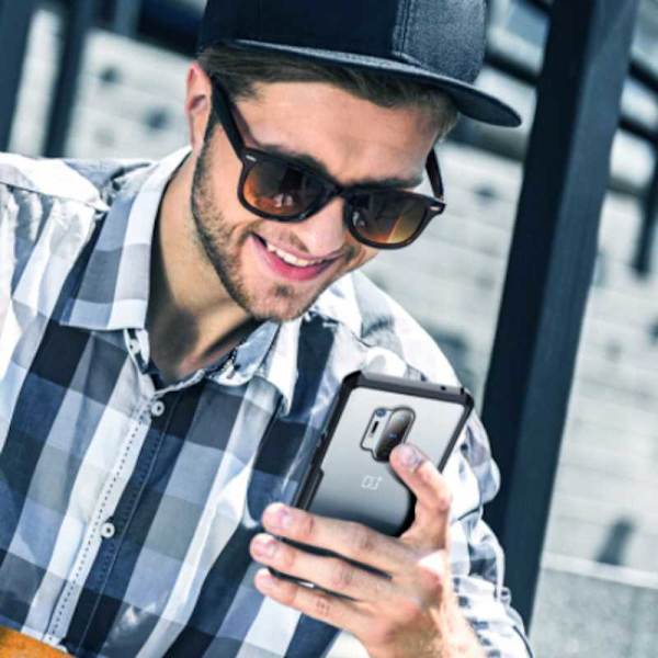Spacecase-Fodral För Oneplus 8 Pro Beetle Black