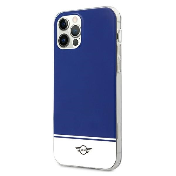 Mini MIHCP12LPCUBINA iPhone 12 Pro Max 6.7 Navy/Navy Hard Case Stripe Collection