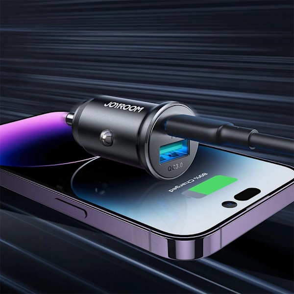 Joyroom JR-CCN05 30W USB-A USB-C mini billader - svart