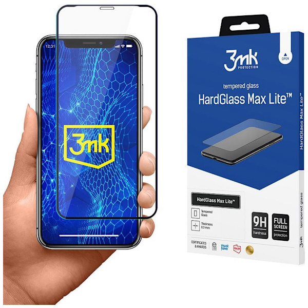 Apple iPhone X - 3mk HardGlass Max Lite