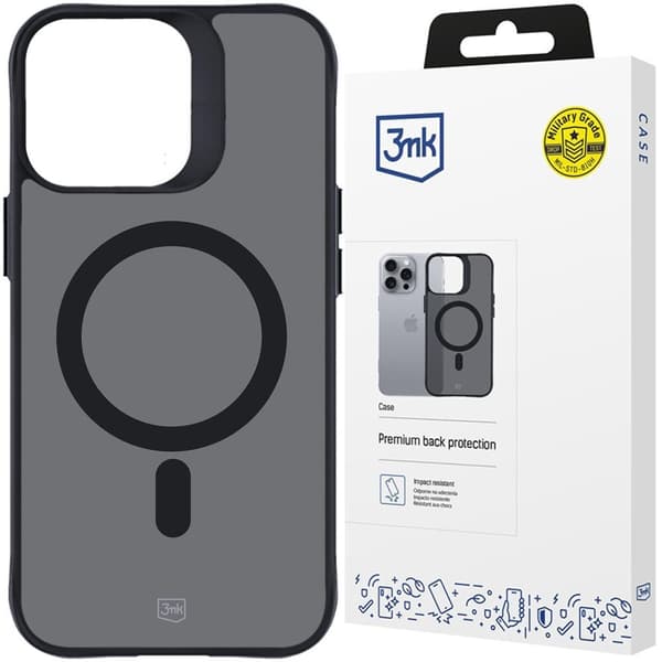Apple iPhone 15 Pro Max - 3mk Smoke MagCase