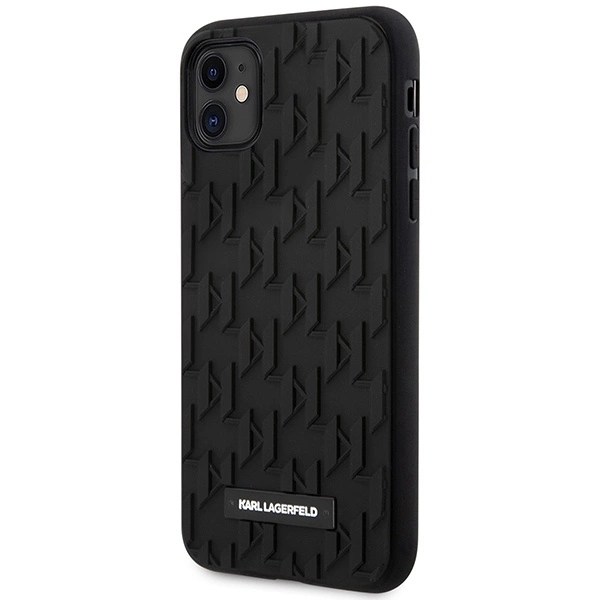 KARL LAGERFELD 3D MONOGRAM COVER TIL IPHONE 11 / XR - SORT