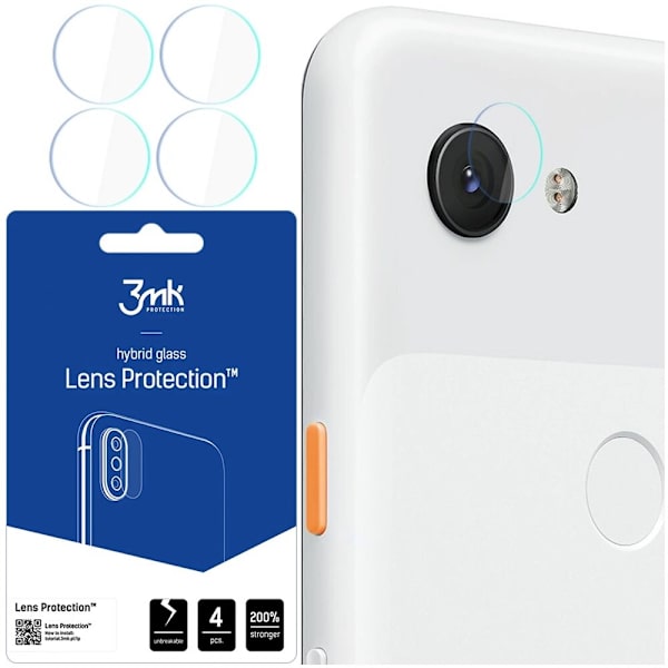 3mk Lens Protection™ hybrid kameraglass for Google Pixel 3a