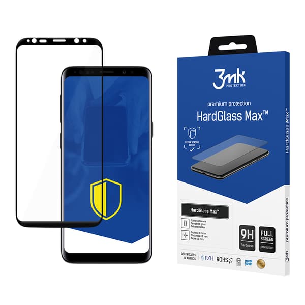 SAMSUNG GALAXY S9 PLUS SORT - 3MK HARDGLASS MAX